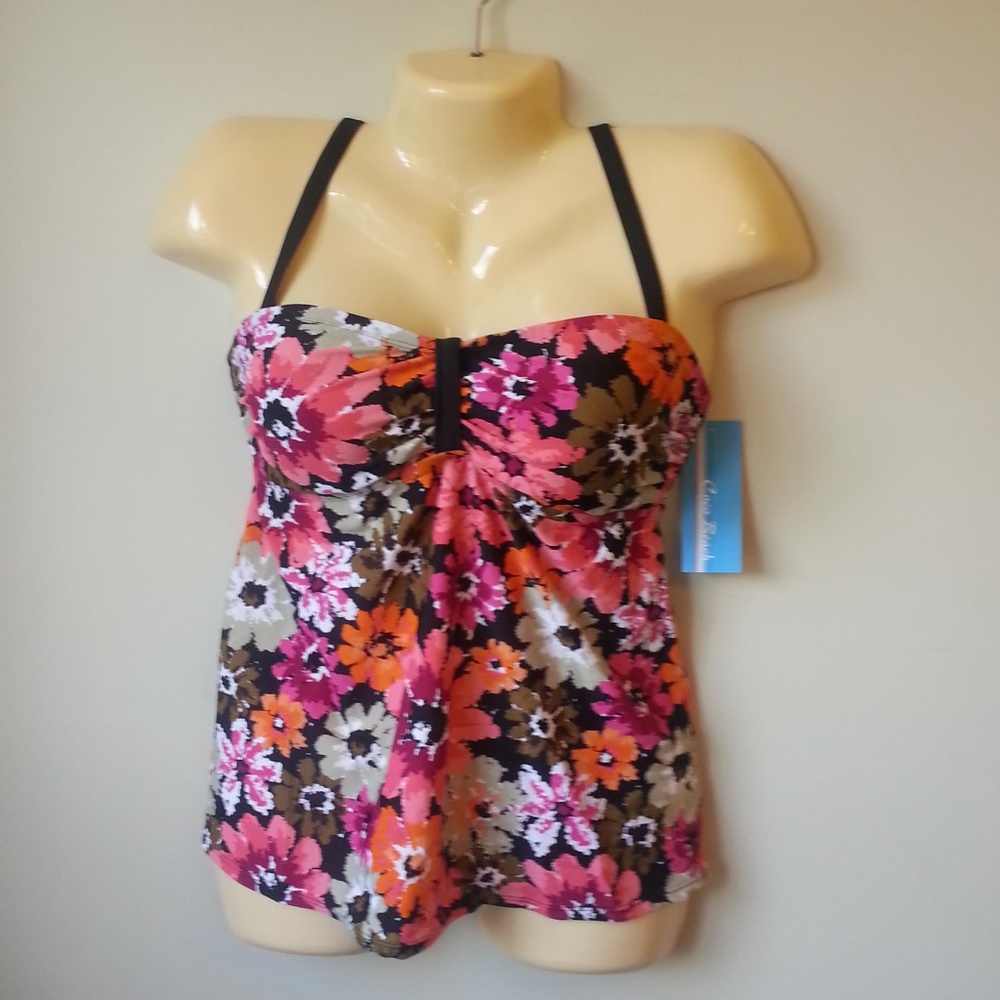Small Coco Beach Floral Tankini Top